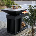 KRATKI QUADRUM/BBQ/H ΜΕ ΠΑΓΚΟ - ΦΟΡΗΤΟ ΜΠΑΡΜΠΕΚΙΟΥ ΞΥΛΟΥ ΜΕ ΕΠΙΦΑΝΕΙΑ ΧΑΛΥΒΑ ΓΙΑ ΥΓΙΕΙΝΟ ΨΗΣΙΜΟ ΧΩΡΙΣ ΑΝΑΘΥΜΙΑΣΕΙΣ - Image 3