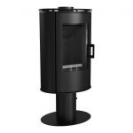 KRATKI KOZA/AB/S/N/DR/BLACK 8KW ECODESIGN (50-70M2) ΕΝΕΡΓΕΙΑΚΗ ΣΟΜΠΑ ΞΥΛΟΥ ΑΠΟ ΧΑΛΥΒΑ ΜΕ ΜΑΥΡΑ ΚΕΡΑΜΙΚΑ TERMOTEC - Image 2