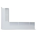 KRATKI ΠΕΡΣΙΔΑ LUFT/NP/90/45S/B 54,7X76,6X9CM ΛΕΥΚΗ ΔΕΞΙΑ ΓΩΝΙΑ - Image 5