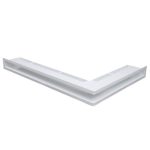 KRATKI ΠΕΡΣΙΔΑ LUFT/NL/60/45S/B 76,6X54,7X6CM ΛΕΥΚΗ ΑΡΙΣΤΕΡΗ ΓΩΝΙΑ - Image 2