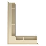 KRATKI ΠΕΡΣΙΔΑ LUFT/NL/90/45S/K 76,6X54,7X9CM ΚΡΕΜ ΑΡΙΣΤΕΡΗ ΓΩΝΙΑ - Image 5