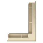 KRATKI ΠΕΡΣΙΔΑ LUFT/NP/90/45S/K 54,7X76,6X9CM ΚΡΕΜ ΔΕΞΙΑ ΓΩΝΙΑ - Image 5