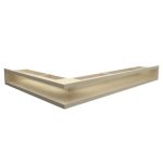 KRATKI ΠΕΡΣΙΔΑ LUFT/NP/90/45S/K 54,7X76,6X9CM ΚΡΕΜ ΔΕΞΙΑ ΓΩΝΙΑ