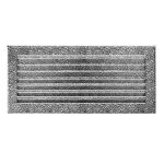 KRATKI ΠΕΡΣΙΔΑ 37CS/FRESH 17X37CM ΜΑΥΡΟ ΑΣΗΜΙ - Image 2