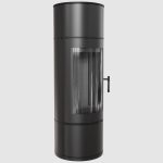 KRATKI ANTARES/BLACK ECODESIGN (A+) 10KW (80-120M2) ΕΝΕΡΓΕΙΑΚΗ ΣΟΜΠΑ ΑΠΟ ΧΑΛΥΒΑ ΜΕ ΜΑΥΡΑ ΚΕΡΑΜΙΚΑ TERMOTEC