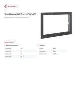 KRATKI BLENDA/100/60/LUCY/14/T ΧΑΛΥΒΔΙΝΗ ΚΟΡΝΙΖΑ ΤΖΑΚΙΟΥ LUCY/14/T (79,6X50,5CM ΕΣΩΤΕΡΙΚΑ - 91,3X62,2CM ΕΞΩΤΕΡΙΚΑ) - Image 4