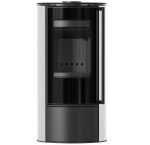 KRATKI ERIK/WS/BLACK (WHITE SATIN) 5,5KW (40-60M2) ΕΝΕΡΓΕΙΑΚΗ ΣΟΜΠΑ ΞΥΛΟΥ ΑΠΟ ΧΑΛΥΒΑ ΜΕ ΜΑΥΡΑ ΚΕΡΑΜΙΚΑ TERMOTEC - Image 2