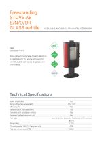 KRATKI KOZA/AB/S/N/O/DR/GLASS/KAFEL/CZERWONY 8KW / 50-70m2 ΠΕΡΙΣΤΡΕΦΟΜΕΝΗ ΕΝΕΡΓΕΙΑΚΗ ΣΟΜΠΑ ΑΠΟ ΧΑΛΥΒΑ ΜΕ ΕΞΩΤΕΡΙΚΗ ΕΠΕΝΔΥΣΗ ΑΠΟ ΚΟΚΚΙΝΟ ΚΕΡΑΜΙΚΟ ΚΑΙ ΦΙΜΕ ΤΖΑΜΙ - Image 4