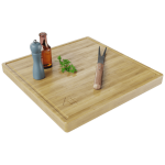KRATKI QUADRUM/BLAT/DREWNIANY ΞΥΛΙΝΗ ΕΠΙΦΑΝΕΙΑ ΚΟΠΗΣ ΤΡΟΦΙΜΩΝ 46X46X4CM - Image 2