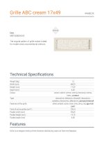 KRATKI ΠΕΡΣΙΔΑ 49ABC/K (17X49CM) ΚΡΕΜ - Image 4