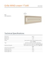 KRATKI ΠΕΡΣΙΔΑ 49K/WIND 17X49CM ΚΡΕΜ - Image 4