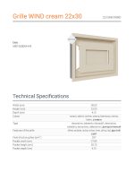 KRATKI ΠΕΡΣΙΔΑ 22/30K/WIND 22X30CM ΚΡΕΜ - Image 4