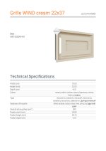 KRATKI ΠΕΡΣΙΔΑ 22/37K/WIND 22X37CM ΚΡΕΜ - Image 4
