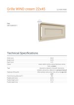 KRATKI ΠΕΡΣΙΔΑ 22/45K/WIND 22X45CM ΚΡΕΜ - Image 4