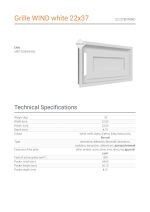KRATKI ΠΕΡΣΙΔΑ 22/37B/WIND 22X37CM ΛΕΥΚΗ - Image 3
