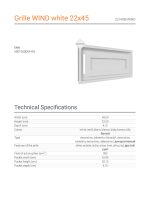 KRATKI ΠΕΡΣΙΔΑ 22/45B/WIND 22X45CM ΛΕΥΚΗ - Image 3