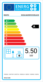 KRATKI KOZA/AB/ENYO/R/BLACK 5,5KW ECODESIGN (40-60M2) ΕΝΕΡΓΕΙΑΚΗ ΣΟΜΠΑ ΞΥΛΟΥ ΑΠΟ ΧΑΛΥΒΑ ΜΕ ΜΑΥΡΑ ΚΕΡΑΜΙΚΑ TERMOTEC - Image 6
