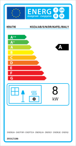KRATKI KOZA/AB/S/N/DR/KAFEL/BIALY 8KW / 50-70m2 ΕΝΕΡΓΕΙΑΚΗ ΣΟΜΠΑ ΞΥΛΟΥ ΜΕ ΛΕΥΚΑ ΚΕΡΑΜΙΚΑ TERMOTEC - Image 6