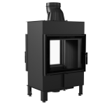 KRATKI LUCY/12/T/BLACK ΔΙΑΜΠΕΡΕΣ ΑΝΟΙΓΟΜΕΝΟ 12KW (100-160M2) ΕΝΕΡΓΕΙΑΚΟ ΤΖΑΚΙ ΑΕΡΟΘΕΡΜΟ ΜΕ ΜΑΥΡΑ ΚΕΡΑΜΙΚΑ TERMOTEC - Image 2