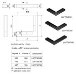 KRATKI ΠΕΡΣΙΔΑ LUFT/NP/90/45S/C 54,7X76,6X9CM ΜΑΥΡΗ ΔΕΞΙΑ ΓΩΝΙΑ - Image 4