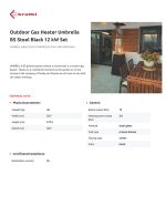 KRATKI UMBRELLA/BS/C/G30/37MBAR/S/ZE ΣΟΜΠΑ ΘΕΡΜΑΣΤΡΑ ΥΓΡΑΕΡΙΟΥ 12KW ΜΑΥΡΗ ΜΕ ΣΥΝΕΧΟΜΕΝΟ ΤΖΑΜΙ - Image 6