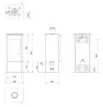 KRATKI HATI (40-70M2) ΕΝΕΡΓΕΙΑΚΗ ΣΟΜΠΑ ΞΥΛΟΥ ΑΠΟ ΧΑΛΥΒΑ ΜΕ ΛΕΥΚΑ ΚΕΡΑΜΙΚΑ TERMOTEC - Image 4