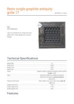 KRATKI RETRO1/17/G/A ΔΙΑΚΟΣΜΗΤΙΚΗ ΠΕΡΣΙΔΑ ΜΕ ΑΝΟΙΓΟΜΕΝΗ ΠΟΡΤΑ ΚΑΙ ΡΥΘΜΙΣΗ ΡΟΗΣ ΣΕ ΧΡΩΜΑ ΓΡΑΦΙΤΗ - Image 4