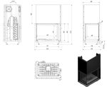 KRATKI AMELIA/L/BS/G ΑΡΙΣΤΕΡΗ ΓΩΝΙΑ 21KW / 200-250m2 ΕΝΕΡΓΕΙΑΚΟ ΤΖΑΚΙ ΜΑΝΤΕΜΕΝΙΟ ΜΕ ΣΥΡΟΜΕΝΗ ΠΟΡΤΑ - Image 3