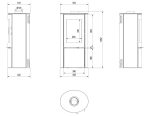 KRATKI ΣΟΜΠΑ KOZA/AB/S/KAFEL/CZERWONY 8KW / 50-70m2 ΕΝΕΡΓΕΙΑΚΗ ΣΟΜΠΑ ΞΥΛΟΥ ΑΠΟ ΧΑΛΥΒΑ ΜΕ ΕΞΩΤΕΡΙΚΗ ΕΠΕΝΔΥΣΗ ΑΠΟ ΚΟΚΚΙΝΟ ΚΕΡΑΜΙΚΟ - Image 3