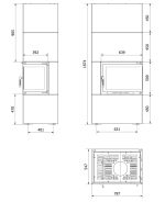 KRATKI SIMPLE/BOX/P/S/BIANCO ΔΕΞΙΑ ΓΩΝΙΑ 8KW / 70-90m2 ΕΝΕΡΓΕΙΑΚΟ ΤΖΑΚΙ ΜΑΝΤΕΜΕΝΙΟ ΜΕ ΜΕΤΑΛΛΙΚΟ ΚΕΛΥΦΟΣ - Image 3