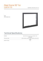 KRATKI BLENDA/100/60/LUCY/15 ΧΑΛΥΒΔΙΝΗ ΚΟΡΝΙΖΑ ΤΖΑΚΙΟΥ LUCY/15 (79,6X63,5CM ΕΣΩΤΕΡΙΚΑ - 91,3X75,2CM ΕΞΩΤΕΡΙΚΑ) - Image 4