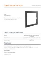 KRATKI BLENDA/M/A/DECO ΧΑΛΥΒΔΙΝΗ ΚΟΡΝΙΖΑ ΤΖΑΚΙΟΥ MAJA/DECO - ANTEK/DECO (59,4X48,7CM ΕΣΩΤΕΡΙΚΑ - 73,6X61,1CM ΕΞΩΤΕΡΙΚΑ) - Image 4