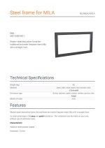 KRATKI BLENDA/MILA ΧΑΛΥΒΔΙΝΗ ΚΟΡΝΙΖΑ ΤΖΑΚΙΟΥ MILA/PF (98,4X48,6CM ΕΣΩΤΕΡΙΚΑ - 113,1Χ60,7CM ΕΞΩΤΕΡΙΚΑ) - Image 4