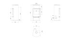 KRATKI TOFA ECODESIGN 8KW (50-70M2) ΕΝΕΡΓΕΙΑΚΗ ΣΟΜΠΑ ΞΥΛΟΥ ΑΠΟ ΧΑΛΥΒΑ ΜΕ ΛΕΥΚΑ ΚΕΡΑΜΙΚΑ TERMOTEC - Image 3