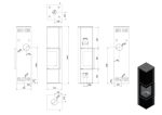KRATKI TORA/L/Q/N/A ECODESIGN 8KW (50-70M2) ΕΝΕΡΓΕΙΑΚΗ ΣΟΜΠΑ ΞΥΛΟΥ ΑΠΟ ΧΑΛΥΒΑ ΜΕ ΛΕΥΚΑ ΚΕΡΑΜΙΚΑ TERMOTEC - Image 4
