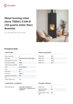 KRATKI TORA/L/Q/N/A ECODESIGN 8KW (50-70M2) ΕΝΕΡΓΕΙΑΚΗ ΣΟΜΠΑ ΞΥΛΟΥ ΑΠΟ ΧΑΛΥΒΑ ΜΕ ΛΕΥΚΑ ΚΕΡΑΜΙΚΑ TERMOTEC - Image 5