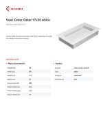 KRATKI ΠΕΡΣΙΔΑ 30OB 17X30CM ΛΕΥΚΗ - Image 3