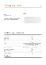 KRATKI ΠΕΡΣΙΔΑ 49B 17X49CM ΛΕΥΚΗ - Image 4