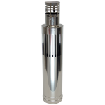 KRATKI TP/100/150/BI-GAS ΟΜΟΑΞΟΝΙΚΟ ΟΡΙΖΟΝΤΙΟ ΚΑΠΕΛΟ ΓΙΑ ΦΥΣΙΚΟ ΑΕΡΙΟ - ΓΚΑΖΙ Φ100/150