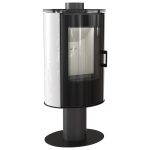 KRATKI KOZA/AB/S/N/O/DR/GLASS/KAFEL/BIALY 8KW / 50-70m2 ΠΕΡΙΣΤΡΕΦΟΜΕΝΗ ΕΝΕΡΓΕΙΑΚΗ ΣΟΜΠΑ ΑΠΟ ΧΑΛΥΒΑ ΜΕ ΕΞΩΤΕΡΙΚΗ ΕΠΕΝΔΥΣΗ ΑΠΟ ΛΕΥΚΟ ΚΕΡΑΜΙΚΟ ΚΑΙ ΦΙΜΕ ΤΖΑΜΙ - Image 2