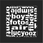 KRATKI ΠΕΡΣΙΔΑ 17ABC/C (17X17CM) ΜΑΥΡΗ - Image 2