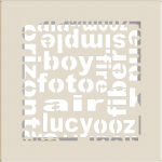 KRATKI ΠΕΡΣΙΔΑ 17ABC/K (17X17CM) ΚΡΕΜ - Image 2