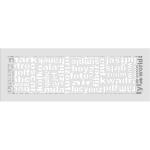 KRATKI ΠΕΡΣΙΔΑ 49ABC/B (17X49CM) ΛΕΥΚΗ - Image 2