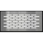 KRATKI ΠΕΡΣΙΔΑ ΔΑΠΕΔΟΥ 920/SZ/FLOOR/SZLIF 9X20CM INOX