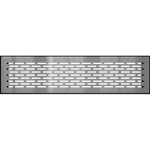 KRATKI ΠΕΡΣΙΔΑ ΔΑΠΕΔΟΥ 940/SZ/FLOOR/SZLIF 9X40CM INOX - Image 2