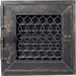 KRATKI RETRO1/17/G/A ΔΙΑΚΟΣΜΗΤΙΚΗ ΠΕΡΣΙΔΑ ΜΕ ΑΝΟΙΓΟΜΕΝΗ ΠΟΡΤΑ ΚΑΙ ΡΥΘΜΙΣΗ ΡΟΗΣ ΣΕ ΧΡΩΜΑ ΓΡΑΦΙΤΗ