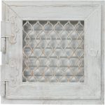 KRATKI RETRO1/22/B/A ΔΙΑΚΟΣΜΗΤΙΚΗ ΠΕΡΣΙΔΑ ΜΕ ΑΝΟΙΓΟΜΕΝΗ ΠΟΡΤΑ ΚΑΙ ΡΥΘΜΙΣΗ ΡΟΗΣ ΣΕ ΛΕΥΚΟ ΧΡΩΜΑ - Image 2