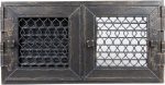 KRATKI RETRO2/17/G/A ΔΙΑΚΟΣΜΗΤΙΚΗ ΠΕΡΣΙΔΑ ΜΕ ΑΝΟΙΓΟΜΕΝΗ ΠΟΡΤΑ ΚΑΙ ΡΥΘΜΙΣΗ ΡΟΗΣ ΣΕ ΧΡΩΜΑ ΓΡΑΦΙΤΗ - Image 2