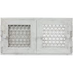 KRATKI RETRO2/22/B/A ΔΙΑΚΟΣΜΗΤΙΚΗ ΠΕΡΣΙΔΑ ΜΕ ΑΝΟΙΓΟΜΕΝΕΣ ΠΟΡΤΕΣ ΚΑΙ ΡΥΘΜΙΣΗ ΡΟΗΣ ΣΕ ΛΕΥΚΟ ΧΡΩΜΑ ΓΡΑΦΙΤΗ - Image 2