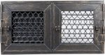 KRATKI RETRO2/22/G/A ΔΙΑΚΟΣΜΗΤΙΚΗ ΠΕΡΣΙΔΑ ΜΕ ΑΝΟΙΓΟΜΕΝΕΣ ΠΟΡΤΕΣ ΚΑΙ ΡΥΘΜΙΣΗ ΡΟΗΣ ΣΕ ΧΡΩΜΑ ΓΡΑΦΙΤΗ